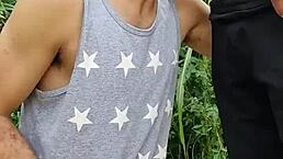 sucked the farmer outdoors