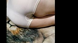 staying over at doña mary's house in mexico, i sneak into her room at night for big ass doggystyle amateur action at the gym