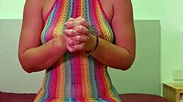 I open my ass with a huge zucchini until I cum squirting