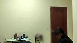 Young man fucks the maid bent over