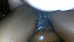 White Married Man Bareback Fucks Black Pussy Intensely