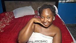 bbc interacting with her body intensely in passionate session