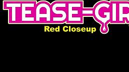 Beautiful brunette teen model in casting cums while grinding perfect body horny masturbation