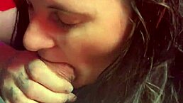 Does the wifey suck dick in the real public sex shop?