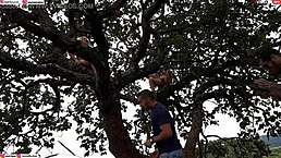 Blonde And Brunette Fucked Publicly!