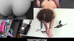 警察抓Allie偷窃狂操她