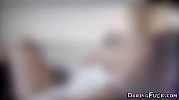 Dazzling european babe gets spermed