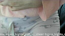 Mature Milf In Pajamas Fingers Wet Pussy To Cum