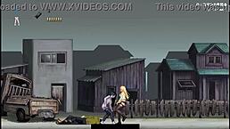 Blonde in group game part 2 of 3