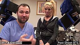 freshman bella ink gets hitachi orgasm from doctor in tampa 😍