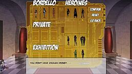 Dc comics cosplay with livewire in catsuit costume.