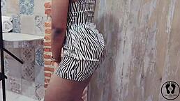 is that ebony stripper twerking in a sexy dress?