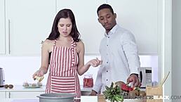 PRIVATE BLACK - BBC LOVER CASSIE FIRE GETS MILK AFTER TAKING DARK MEAT