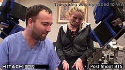 freshman bella ink gets hitachi orgasm from doctor in tampa 😍