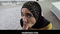 Stepsis In Hijab Pays Collateral With Intense Sex Acts