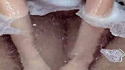 Bath Handjob Ended With Hot Underwater Cumshot