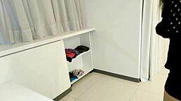 Cleaning Girl With Big Ass Big Cock Brunette Latina Wants To Increase Fetish Fun