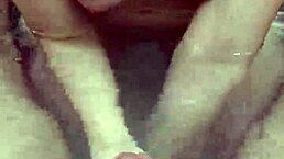 Bath Handjob Ended With Hot Underwater Cumshot