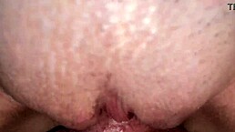 Bold Close-Up Of Cumming On Wife's Wet Pussy In Intense Action