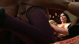 paige ashley and zoey holloway share a man in hot lingerie ffm threesome