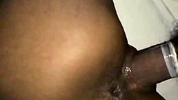 The story goes that this wet ebony TEEN 18+ meets BIGBOSS in a casual black setting. She shares intense moments outdoors.