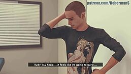 Doctor sucks student cock