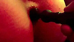 Tootighttodrip taking her new toy up her ass until she cums