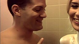 Aurora Snow In Black Stockings Receives Intense Facial Cumshot Boldly