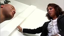 Oh god, this passionate beauty screams on that monster cock!