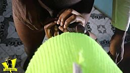 first time with big ass in bathroom blowjob