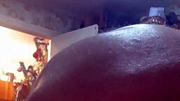 19 year old lady in the house with friends and family