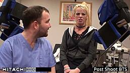 freshman bella ink gets hitachi orgasm from doctor in tampa 😍