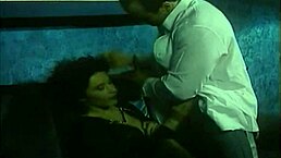 Babe in stockings performs solo activities