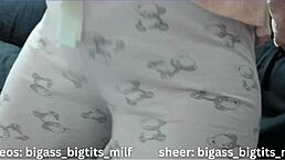 Mature Milf In Pajamas Fingers Wet Pussy To Cum