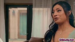 Bride Lily Labeau and bridesmaids in hot lesbian sex!