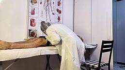 Paciente Gets Hard During Nurse Exam!