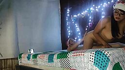 Arab Guy Fucks Sexy Stepmother While Husband's Away At Christmas?