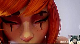 mr fantastic fucks invisible womans bald ass pussy in sharen pov with big breast squirrel girl creampied