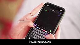 virgin muslim stepsister fucks stepbrother in hijab