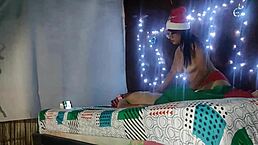 Arab Guy Fucks Sexy Stepmother While Husband's Away At Christmas?