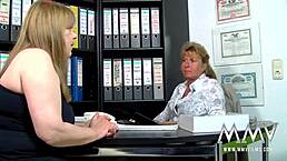 Petra boldly licks and fingers pussy in hardcore threesome with mature amateurs muff diving to orgasm