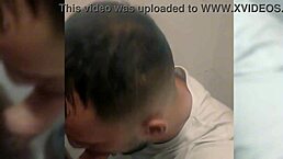 Oh wow, this older guy paid me to suck his cock in the gym locker room