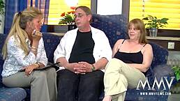 Petra boldly licks and fingers pussy in hardcore threesome with mature amateurs muff diving to orgasm