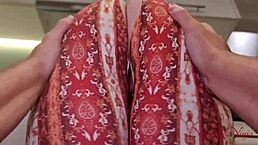 fucking my cleaner lady with big ass and tits for extra tip while she submits in doggystyle!