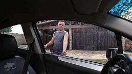 Pair of latinas use big asses to attract clients and fuck them