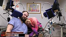 Are you ready to submit as the doctor's new sex slave? Raya Nguyen endures spanking, deepthroat, and vibrator orgasm in BDSM hospital scene.