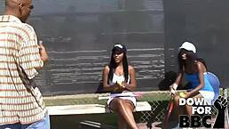 monica foster shares that bbc with rane revere in a rough ebony threesome down for nonstop action