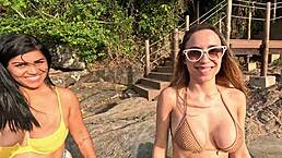 hey, check out this wild orgy with casal mattos and priscila belini banging lifeguards after banana boat fun