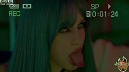 Succubus Stretches Pussy In Doggy Style