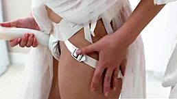 Zoe Parker and Alison Rey explore BDSM slave dynamics in taboo anal scenes